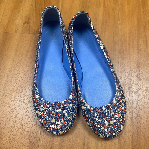 Tory Burch Women’s Multicolor Patterned Flats Size 8.5M - Picture 8 of 8